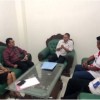 Rektor STIKKes, dr Asep Sufyan saat melakukan pertemuan dengan BNN Kuningan di rumah dampingan Tenjo laut.